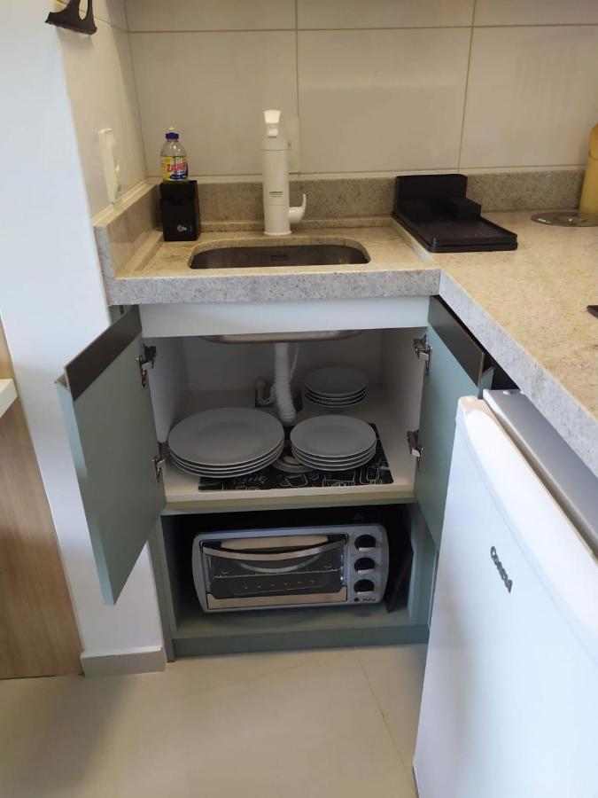 Apartamento Loft Com Garagem E Piscina Predio Frente Mar